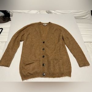 Sandro camel cardigan size 3 (US L)